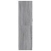 vidaXL Wardrobe Grey Sonoma 82.5x51.5x180 cm Engineered Wood