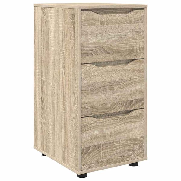 vidaXL Storage Cabinet Sonoma Oak 40 x 48 x 81 cm Engineered Wood