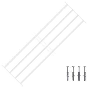 vidaXL Security Grille for Windows with 4 Crossbars 3 pcs 93-174 cm