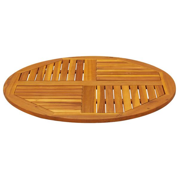 vidaXL Table Top Ø90x2.2 cm Round Solid Wood Acacia