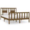 vidaXL Bed Frame without Mattress Honey Brown 140x190 cm Solid Wood