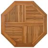 vidaXL Table Top 60x60x2.5 cm Octagonal Solid Wood Teak