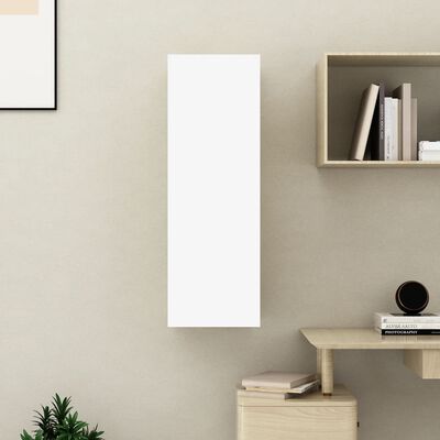 vidaXL TV Cabinet White 30.5x30x90 cm Engineered Wood