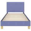 vidaXL Children's Bed Frame with Headboard Jeans Blue 90 x 200 cm