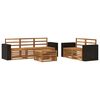 vidaXL Sofa Sets Solid Acacia Wood