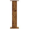 vidaXL Plant Stands 2 pcs Old Wood 30x30x95 cm Engineered Wood
