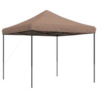 vidaXL Foldable Party Tent Pop-Up Brown 292x292x315 cm