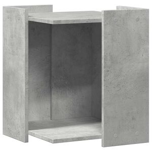 vidaXL Cat Litter Box Enclosure Concrete Grey 42x42x51 cm Engineered Wood
