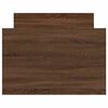 vidaXL Bed Frame without Mattress Brown Oak 75x190 cm Small Single