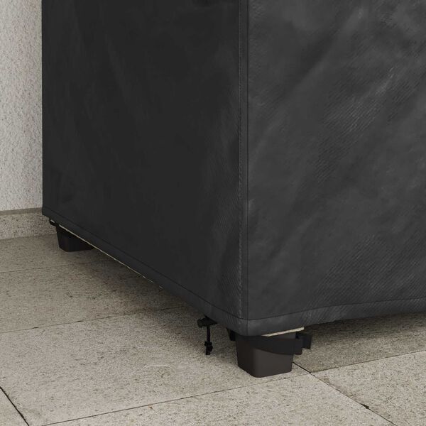 vidaXL Garden Chair Cover Black 90 x 90 x 50 / 75 cm 600D Oxford Fbric