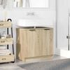 vidaXL Bathroom Cabinet Sonoma Oak 64.5 x 33.5 x 59 cm Engineered Wood