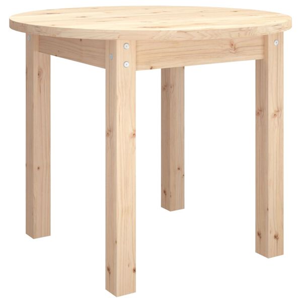 vidaXL Coffee Table &Oslash; 55x45 cm Solid Wood Pine