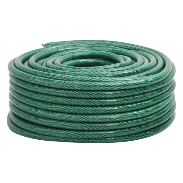 vidaXL Garden Hose Green 1" 30 m PVC