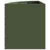 vidaXL Corner Planter Olive green 45 x 45 x 50 cm Steel