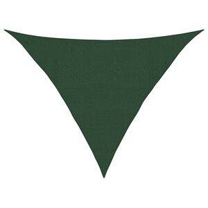 vidaXL Sunshade Sail 160 g/m&sup2; Dark Green 4x4x5.8 m HDPE