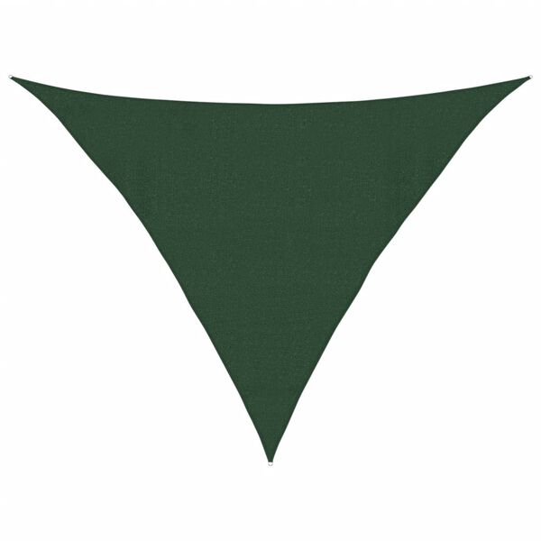 vidaXL Sunshade Sail 160 g/m&sup2; Dark Green 4x4x5.8 m HDPE