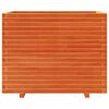 vidaXL Garden Planter Wax Brown 90x60x72 cm Solid Wood Pine