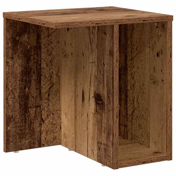 vidaXL End Table Old Wood 37 x 32 x 40 cm Engineered Wood