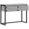 vidaXL End Table Grey Sonoma 100 x 36 x 75 cm Engineered Wood
