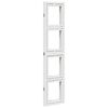 vidaXL Room Divider 4 Panels White Solid Wood Paulownia