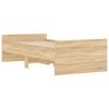 vidaXL Bed Frame with Drawers without Mattress Sonoma Oak 90x190 cm Single