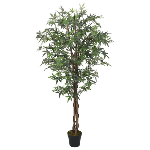 vidaXL Artificial Maple Tree 756 Leaves 200 cm Green