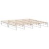 vidaXL Bed Frame without Mattress White 180x200 cm Super King Solid Wood Pine