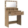 vidaXL Bedroom Dressing Tables Artisan Oak 80 x 39.6 x 135 cm