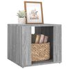 vidaXL Bedside Table Grey Sonoma 41x40x36 cm Engineered Wood