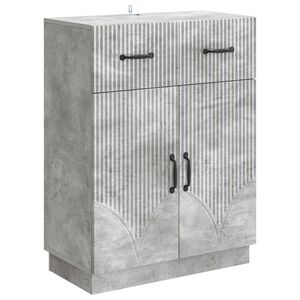 vidaXL Sideboard Concrete Grey 66 x 34.5 x 87 cm Engineered Wood