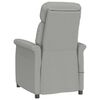vidaXL Massage Chair Light grey 70.5 x 96.5 x 95 cm Polyester