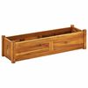 vidaXL Raised Bed | Brown | Acacia wood | 100x30x25 cm | Durable | Raised Bed