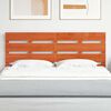 vidaXL Headboard Wax Brown 160.5 x 3 x 80 cm Solid Pine Wood