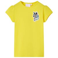 Kids' T-shirt Bright Yellow 92