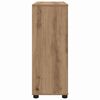 vidaXL Storage Cabinet Artisan Oak 80 x 31 x 81 cm Engineered Wood