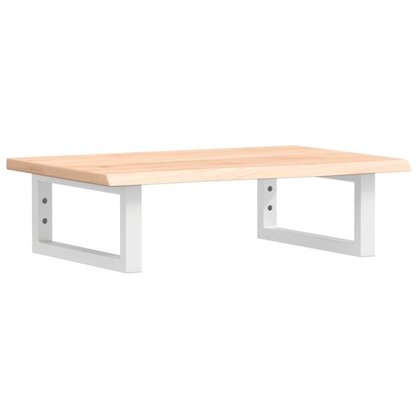 vidaXL Basin Shelf Wall Mounted Steel and Solid Wood Oak