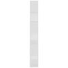 vidaXL Book Cabinet Room Divider White 80x24x186 cm Engineered Wood