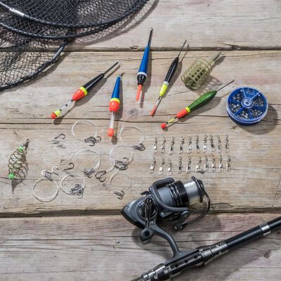 HI 30 Piece Fishing Tools Kit Multicolour