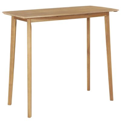 vidaXL Bar Table 120x60x105 cm Solid Acacia Wood