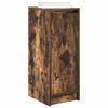 vidaXL Shoe Cabinet Smoked Oak 29.5x34x76 cm Engineered Wood