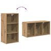 vidaXL Hanging Cabinet Artisan Oak 40 x 29.5 x 80 cm Engineered Wood