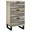 vidaXL Media Storage Cabinets & Racks White and Black 40 x 33 x 75 cm