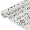vidaXL Rug Beige and Blue 80x300 cm Cotton