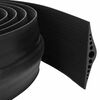 vidaXL Garage Floor Seal Black 155 x 28 mm 2.5 m EPDM Rubber