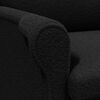 vidaXL Armchair Black 76 x 94 x 102 cm Sharpa Fabric