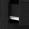 vidaXL Bathroom Cabinet Black Oak 60 x 33 x 80 cm Engineered Wood