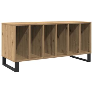 vidaXL Record Cabinet Artisan oak 100 x 38 x 48 cm Engineered Wood