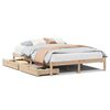 vidaXL Bed Frame without Mattress 120x190 cm Solid Wood Pine