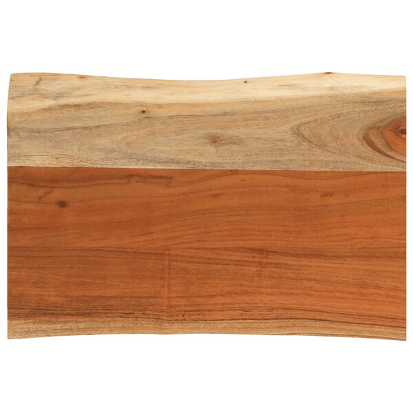vidaXL Table Top 70x40x3.8 cm Rectangular&nbsp;Solid Wood Acacia Live Edge