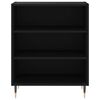 vidaXL Sideboard Black 57x35x70 cm Engineered Wood